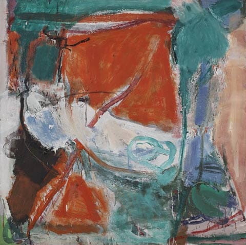 חיותה בהט - ציור, שמן על בד, 1964
