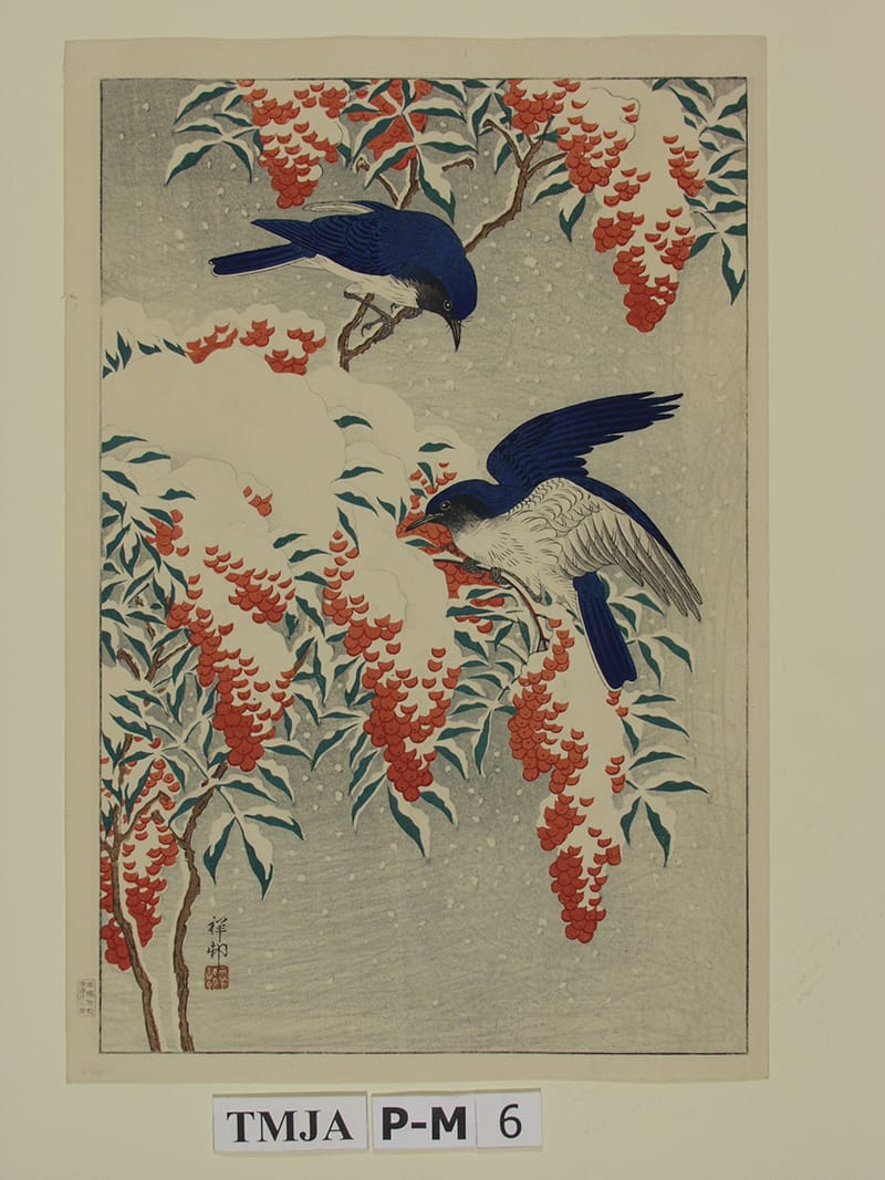 פרחים וציפורים באמנות יפן