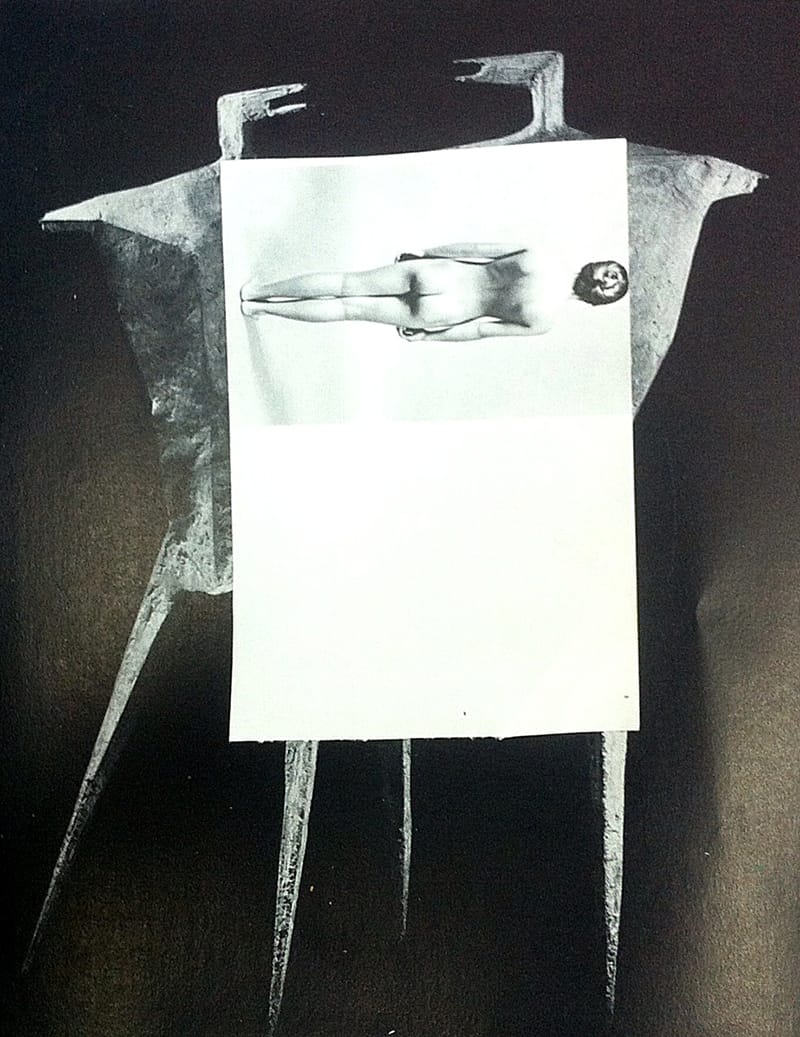 ליז חג'ג', ללא כותרת. קולאז', 150x120 ס"מ, 2014