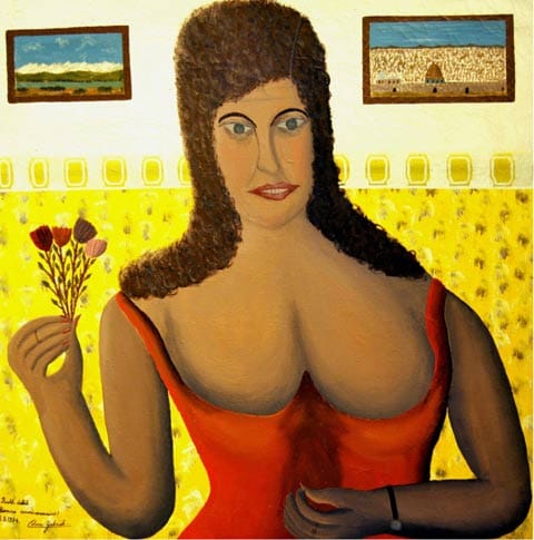 גבריאל כהן, "דיוקן רות דבל", 1974. צילום: אוסף רות דבל, ירושלים