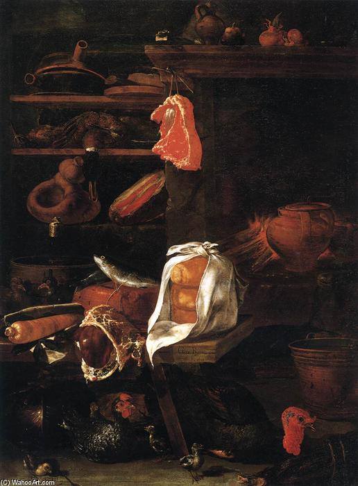 ג׳וזפה רקו, "תמונת מטבח", 1675. האקדמיה לאמנות הציור, וינה