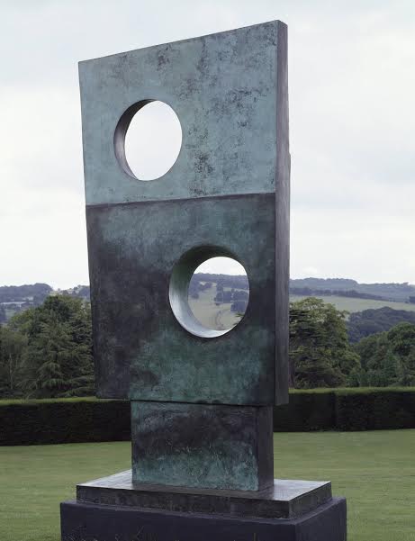 Barbara Hepworth Squares with Two Circles, 1963 Bronze, 3061x1372x318 mm © Bowness