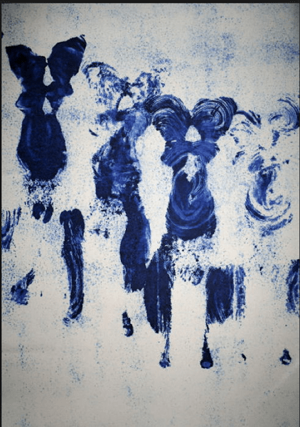איור 5. "אנטרופומטריס", איב קליין, 1961