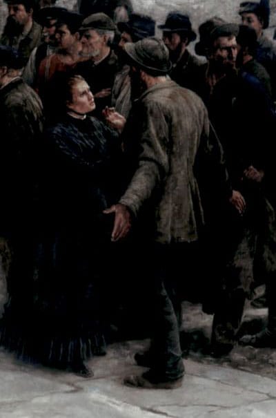 רוברט קוהלר, השביתה (פרט), 1886